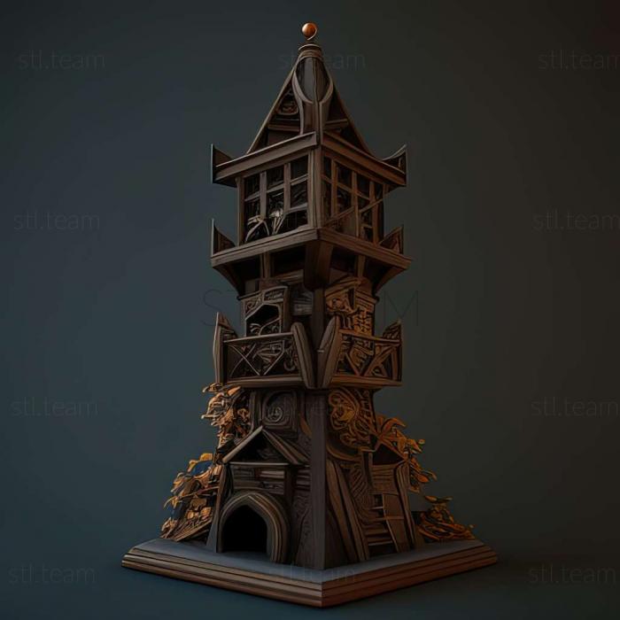 3D model Tower 57 game (STL)